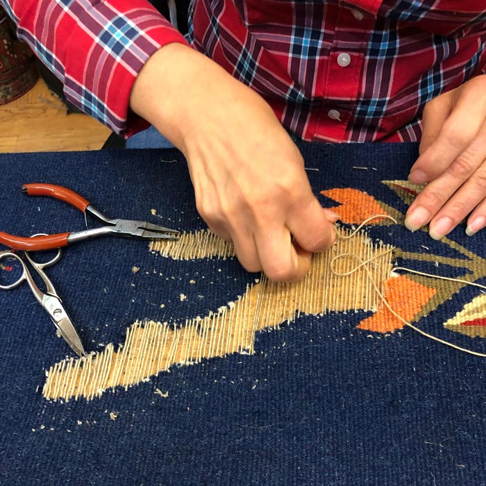 area rug repair